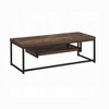 Chic Crate - Industrial Media Console w/ Floating Shelf - Weathered Oak & Iron Accents - Modern Farmhouse TV Stand - Driftwood & Charcoal - 2 of 4