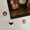 Art Remedy Jacob van Hulsdonck - Roses in a Glass Vase Vintage Classic Roses Wall Art Framed - 4 of 4