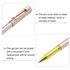 Unique Bargains Metal Smooth Writing Office Reusable Gel Ink Rollerball Pens 12 Pcs - 4 of 4