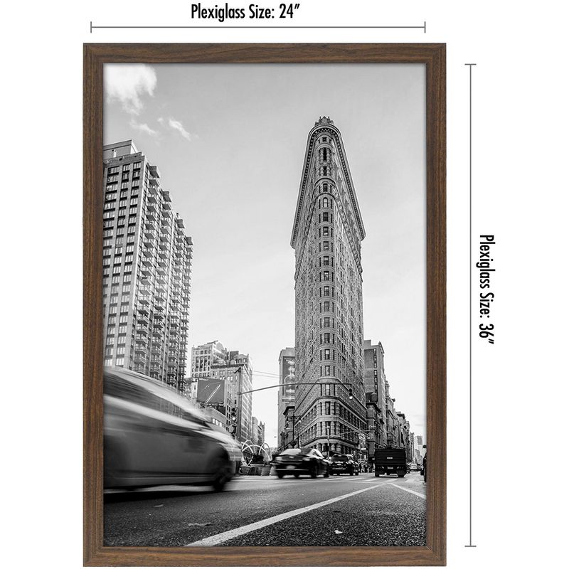 Americanflat Poster Frame with Polished Plexiglass - Hanging Hardware Included, 2 of 8