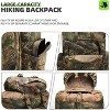 100L Camping Hiking Backpack Molle Rucksack Military Camping Backpacking Daypack - 3 of 4