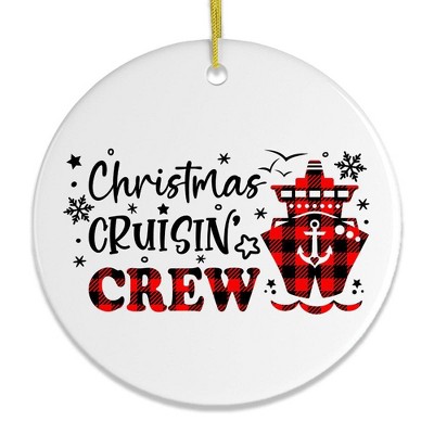 Christmas Cruisin Crew Cruise Ship Themed Ornament| OrnamentallyYou