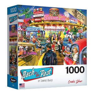 RoseArt Back to the Past Cookie's Diner Jigsaw Puzzle - 1000pc - 1 of 4