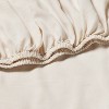 Linen Blend Fitted Sheet - Casaluna™ - 3 of 3