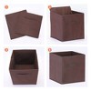 REGALWOVEN Collapsible Fabric Storage Bin with Handle for Organizing Clothes Books - 3 of 4
