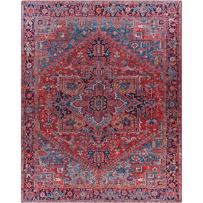 Hauteloom Ronneby Red Traditional Area Rug
