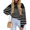 Zeagoo Sweaters for Women Fall Fashion 2025 Trendy Long Sleeve Turtleneck Pullover Lantern Knit Sweater Tops - 4 of 4