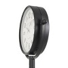 Olivia & May 72"x22" Metal Double Sided Tall Standing Floor Clock with Cone Shaped Base Black : Silent Mechanism - 4 of 4