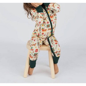 Girl Christmas Baby Pajamas - EMERSON AND FRIENDS - 1 of 4