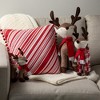 20.75"H, 15"H & 10"H Sullivans Christmas Plush Standing Reindeer Set of 3, Multicolor, Indoor Christmas Decor - 3 of 4