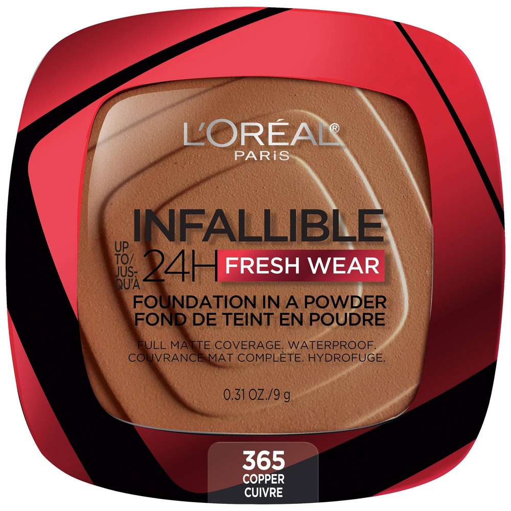 Photos - Other Cosmetics LOreal L'Oreal Paris Infallible Up to 24H Fresh Wear Foundation in a Powder - 365 