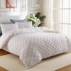 3 Piece Tufted Duvet Cover Set, Boho Geometric Embroidery Shabby Chic  Bedding Set