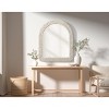 Elegant Lighting Arch Cornhusk Mirror 30x36 in Linen White - 2 of 4