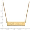 Black Bow Jewelry 10k Yellow Gold Kentucky Wildcats NCAA Necklace 18 Inch - 2 of 4