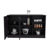 Kitchen Island with Two Large Cabinets for Kitchen, Dinning Room - 3 of 4