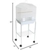 YML 5804 3/8 inches Bar Spacing Shall Top Bird Cage with Stand 18 inches x 14 inches /Small White - 2 of 2