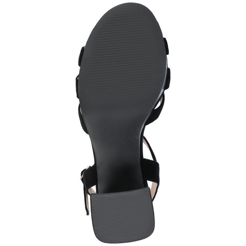 Journee Collection Womens Alyce Tru Comfort Foam Faux Leather Platform Sandals, 5 of 10