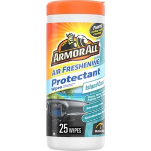 Armor All 25ct Protectant Wipes Tranquil Skies Automotive Protector: Car Cleaner, Prevents Fading & Cracking, No Water Needed - 1 of 4