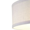 Progress Lighting Inspire Collection 1-Light LED Flush Mount in Brushed Nickel with Summer Linen Shade - 2 of 4