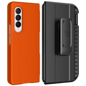 Nakedcellphone Slim Case and Holster Belt Clip with S Pen Holder for Samsung Galaxy Z Fold 3 - 1 of 4