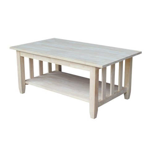 Mission Tall Coffee Table - International Concepts - image 1 of 4