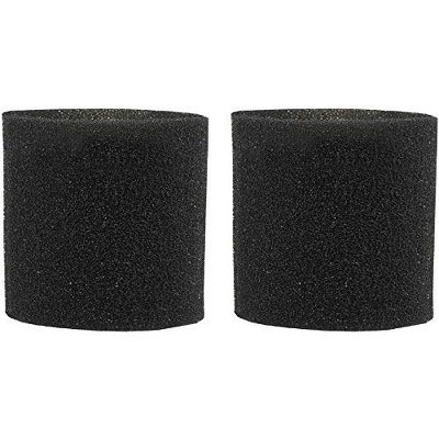 Nispira Dual-Purpose Replacement Foam Sleeve Filter Compatible with Shop-Vac 9058500 90585 Type R Wet/Dry Vacuum. 2 Packs
