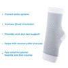 Unique Bargains Pair Ankle Compression Sleeve Socks Foot Ankle Brace for Men Women Achilles Tendon - 4 of 4