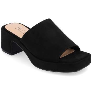 Journee Collection Womens Bessa Tru Comfort Foam Slip On Platform Sandals