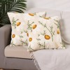 Unique Bargains Embroidered Floral Throw Floral Pattern Pillow Cases 2 Pcs - 2 of 4