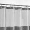 Textured Waffle Weave Shower Curtain with Snap In Liner and 12 Hooks - 2 of 4