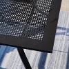 5pc Patio Set with Swivel Chairs & Square Metal Table - Captiva Designs: Outdoor Dining Furniture Set - 4 of 4