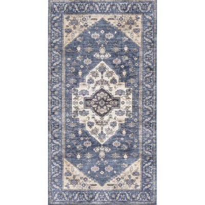 Nourison Washable Brilliance Medallion Indoor Rug