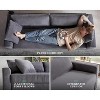 AMERLIFE Modern Sofa with Soft Upholstered - 3 of 4