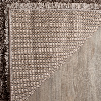 Mushroom Gray 4' x 6' Reversible Shag Area Rug