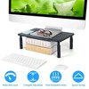 iMountek "3-Level Adjustable Monitor Stand Riser with Ventilation Holes, Desktop Organizer for PC, Laptop, Printer"Black - 4 of 4