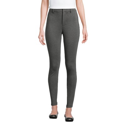 Lands' End Women's High Rise Ponte Polished Leggings