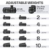 Adjustable Ankle Weights 1 Pair 2 4 6 8 10 Lbs Leg Weight Straps for Women Men - 4 of 4