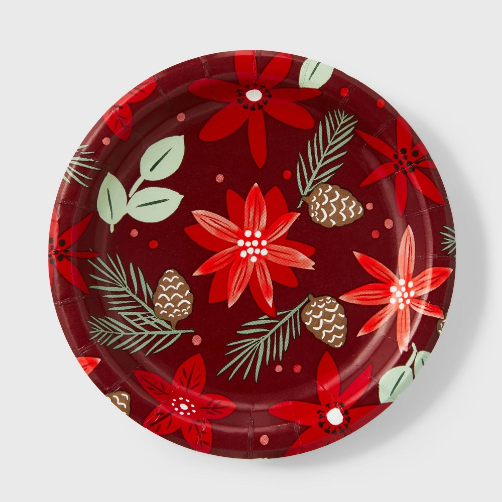 12ct Yuletide Fable 6.75" Appetizer Plate - Wondershop