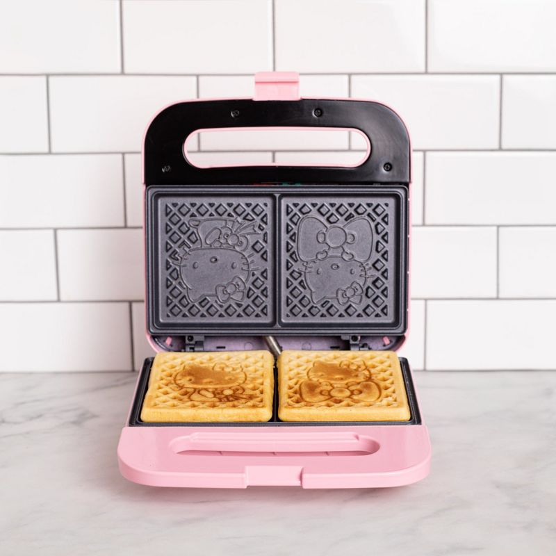 Uncanny Brands Hello Kitty Double-Square Waffle Maker, 4 of 8
