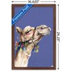 Trends International Snowtap - Camel Photobomb Framed Wall Poster Prints - 3 of 4