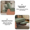 Rocking Chair for Nursery with Adjustable Backrest, Footrest, Modern Upholstered Plush Seating, High Backrest, Side Pocket, Glider Recliner Chair - 4 of 4