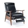 TiramisuBest Modern Upholstered Metal Arm Accent Chair, Dark Grey with Gold Angular Frame & Sloping Arms for Living Room Furniture - 4 of 4
