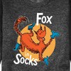 Men's - Dr. Seuss - Fox In Socks Jumping Graphic Fleece Sweatshirt - 2 of 4