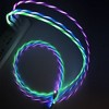 MAGIC JOHN 2.4A RGB LED Light Durable USB Cable for IPhone IOS Lighting 3FT - 2 of 4