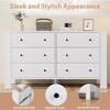 Garvee 6 Drawer Dresser for Bedroom, Modern Double Dresser Organizer with Storage Drawers, Wooden Chests of Drawers for Bedroom, Entryway, Hallway - 4 of 4