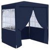 Professional Party Tent with Side Walls 8.2'x8.2' White vidaXL - 2 of 4