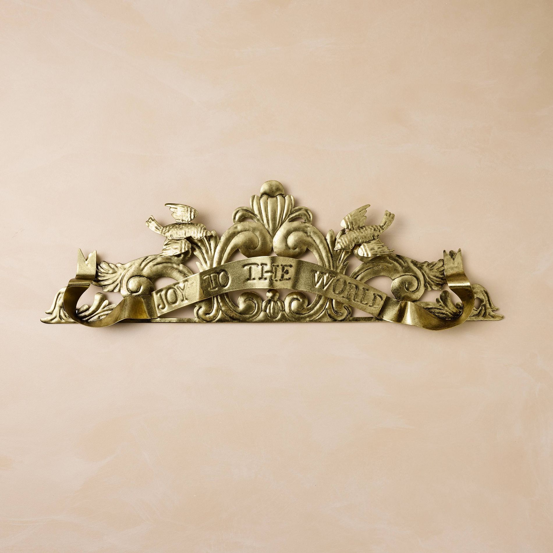 John Derian for Target Gilded "Joy To The World" Wall Décor