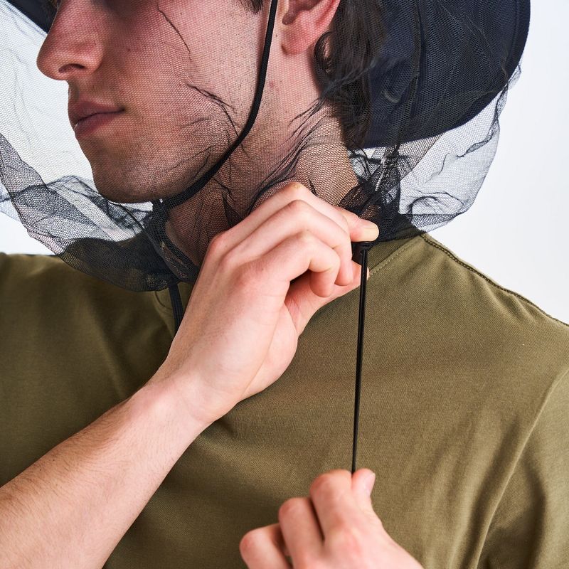Coghlan's Compact Mosquito Head Net Lightweight w/ Storage Pouch, Mesh 220 Holes, 2 of 5