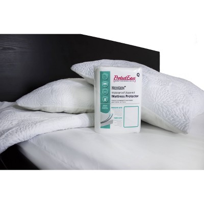 Full NexGen Waterproof Zippered Mattress Protector in White Fabric