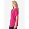 Woman Within Plus Size Short-Sleeve Crinkle Shirt - 4 of 4
